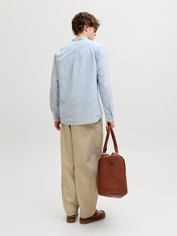 JACK & JONES Regular fit Button Up Shirt in Blue