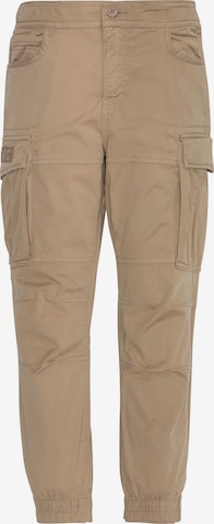 Pantalon Schott NYC en beige : devant