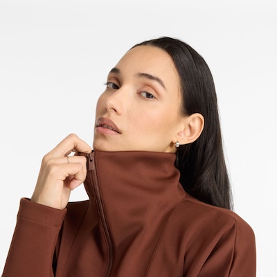 new balance Sportief sweatshirt in de kleur Chocoladebruin, Productweergave
