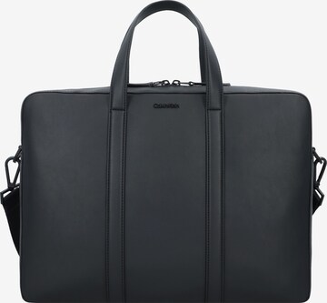 Calvin Klein Document Bag 'Minimal Focus' in Black: front