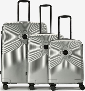 Gabol Suitcase Set 'Radar' in Silver: front