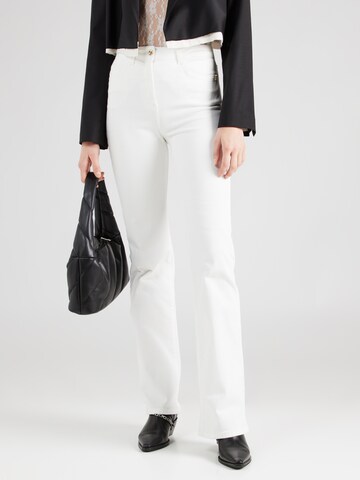 PATRIZIA PEPE Bootcut Jeans i vit: framsida