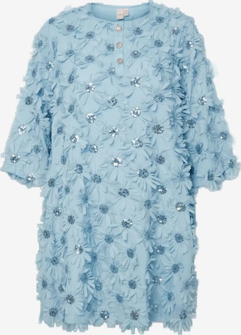 Robe YAS en bleu : devant