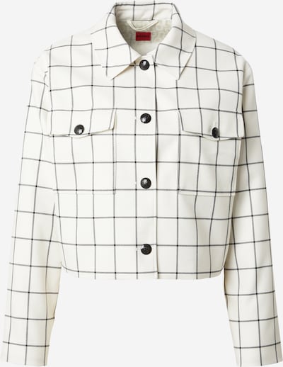 Demisezoninė striukė 'Asulia' iš HUGO, spalva – nebalintos drobės spalva / juoda, Prekių apžvalga