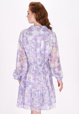 DreiMaster Vintage - Vestido camisero en gris