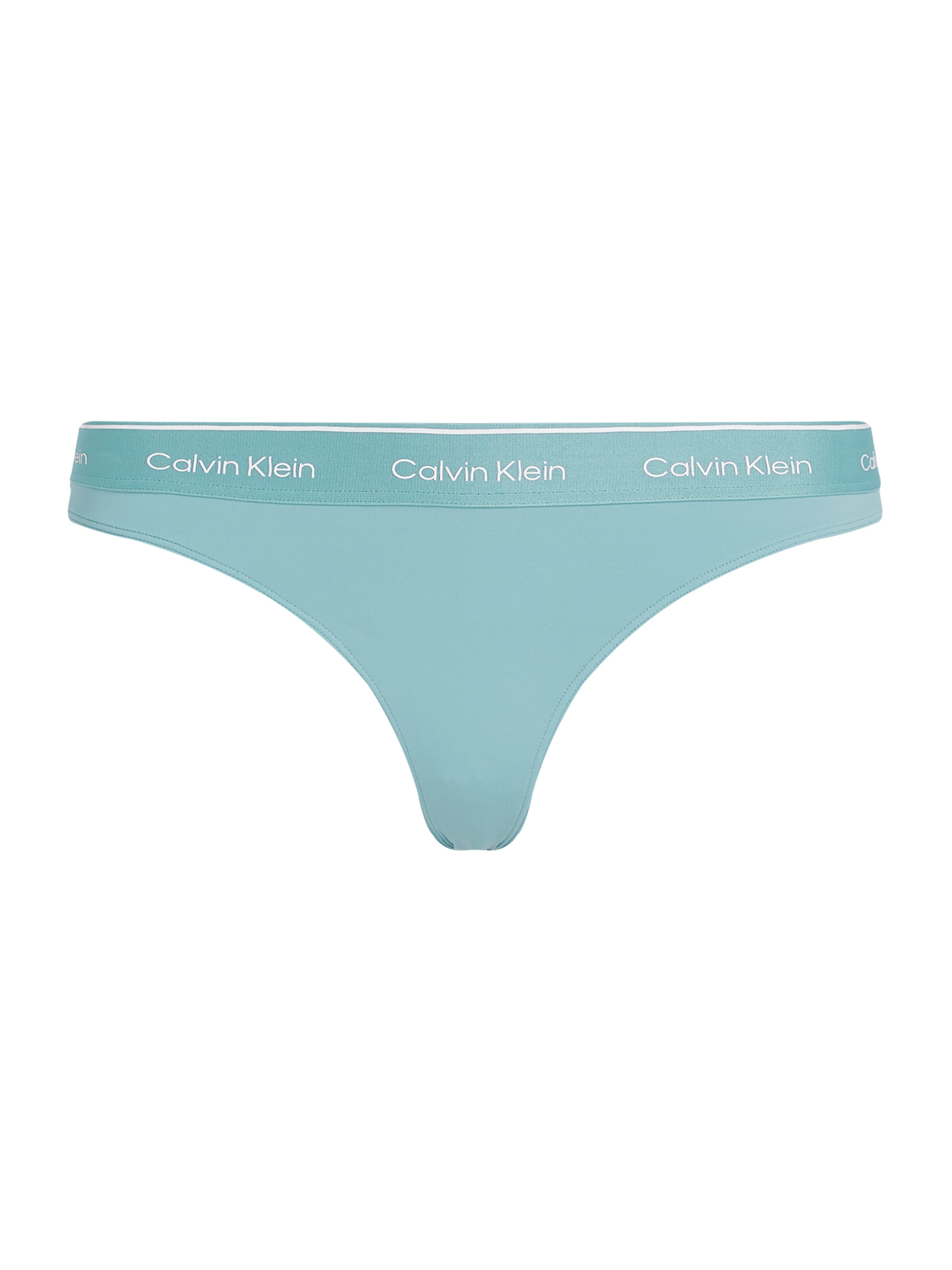 Calvin Klein Swimwear Bikiinipüksid, värv roheline: eest vaates