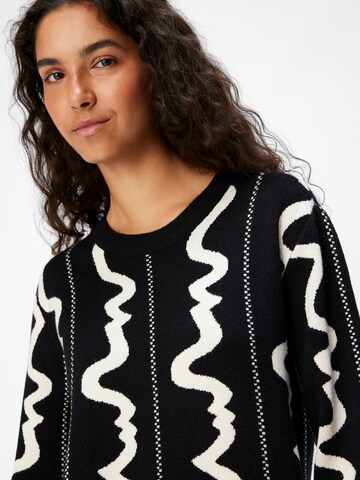 Robes en maille 'RAY' OBJECT en noir