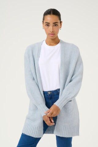 Kaffe Strickjacke 'Trina' in Blau: Vorderseite