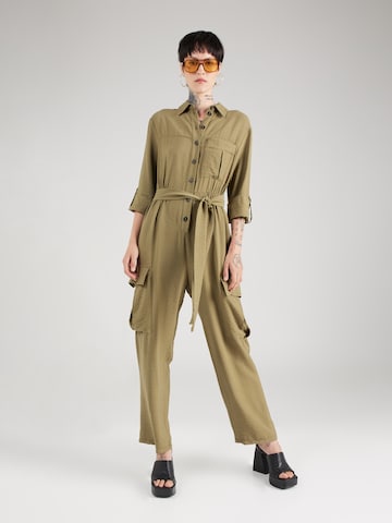 TOPSHOP Jumpsuit in Groen