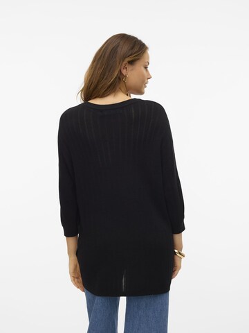 VERO MODA Sweater 'New Lexsum Stitch' in Black