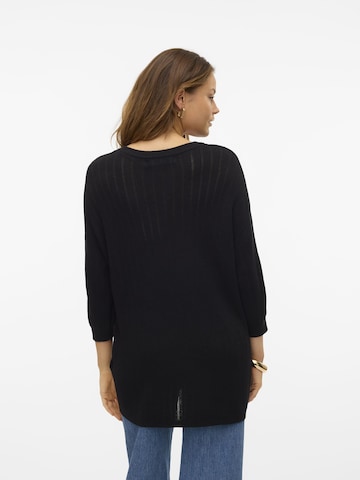 VERO MODA Sweater 'New Lexsum Stitch' in Black