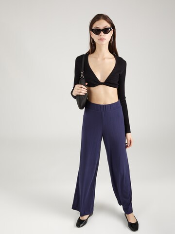 Wide Leg Pantalon Monki en bleu