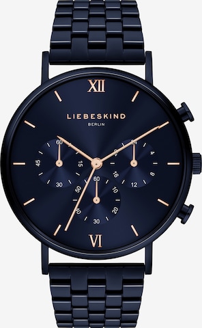 Liebeskind Berlin Uhr in Blau: Vorderseite