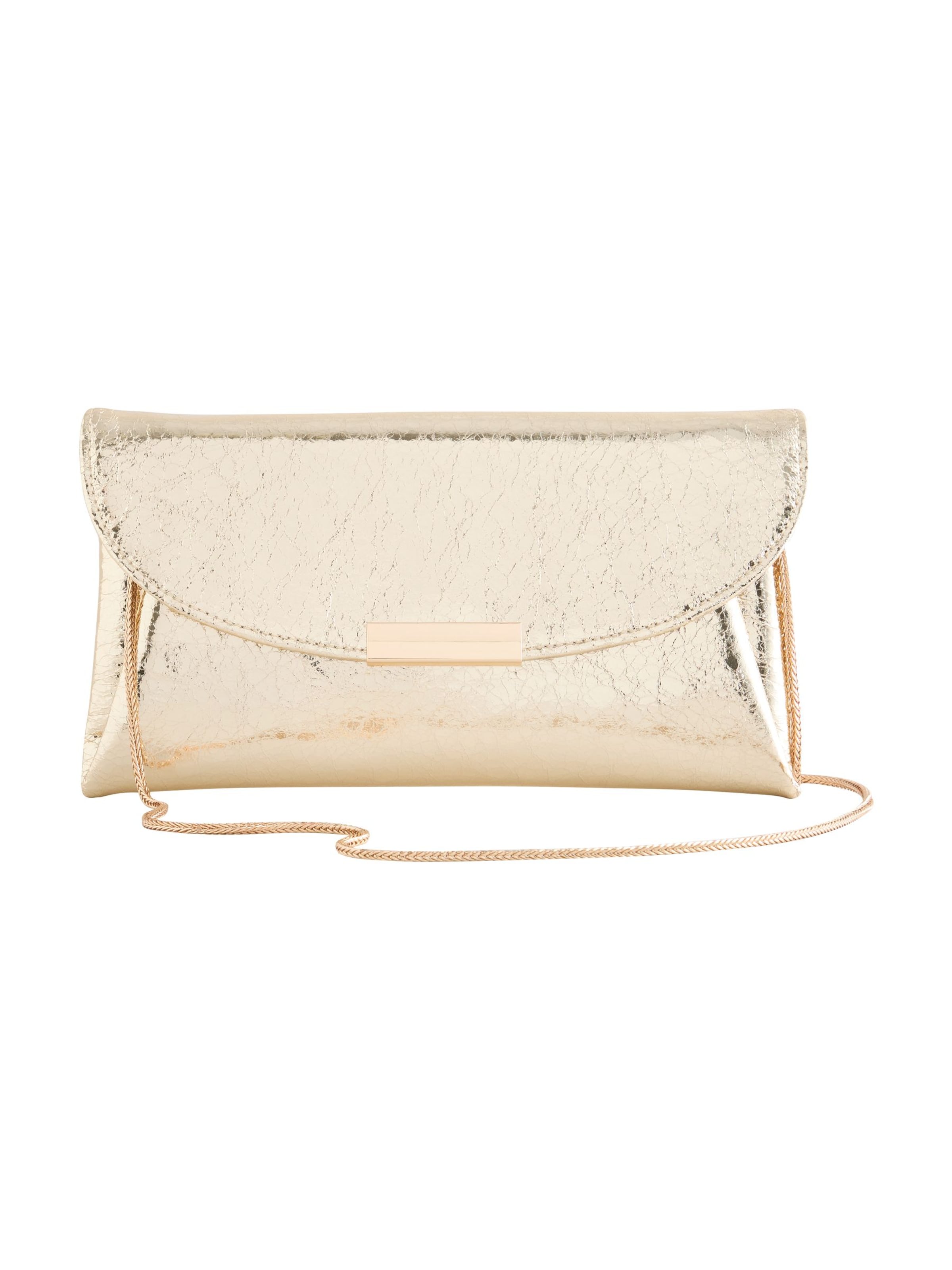 Clutch de la Next pe auriu: față