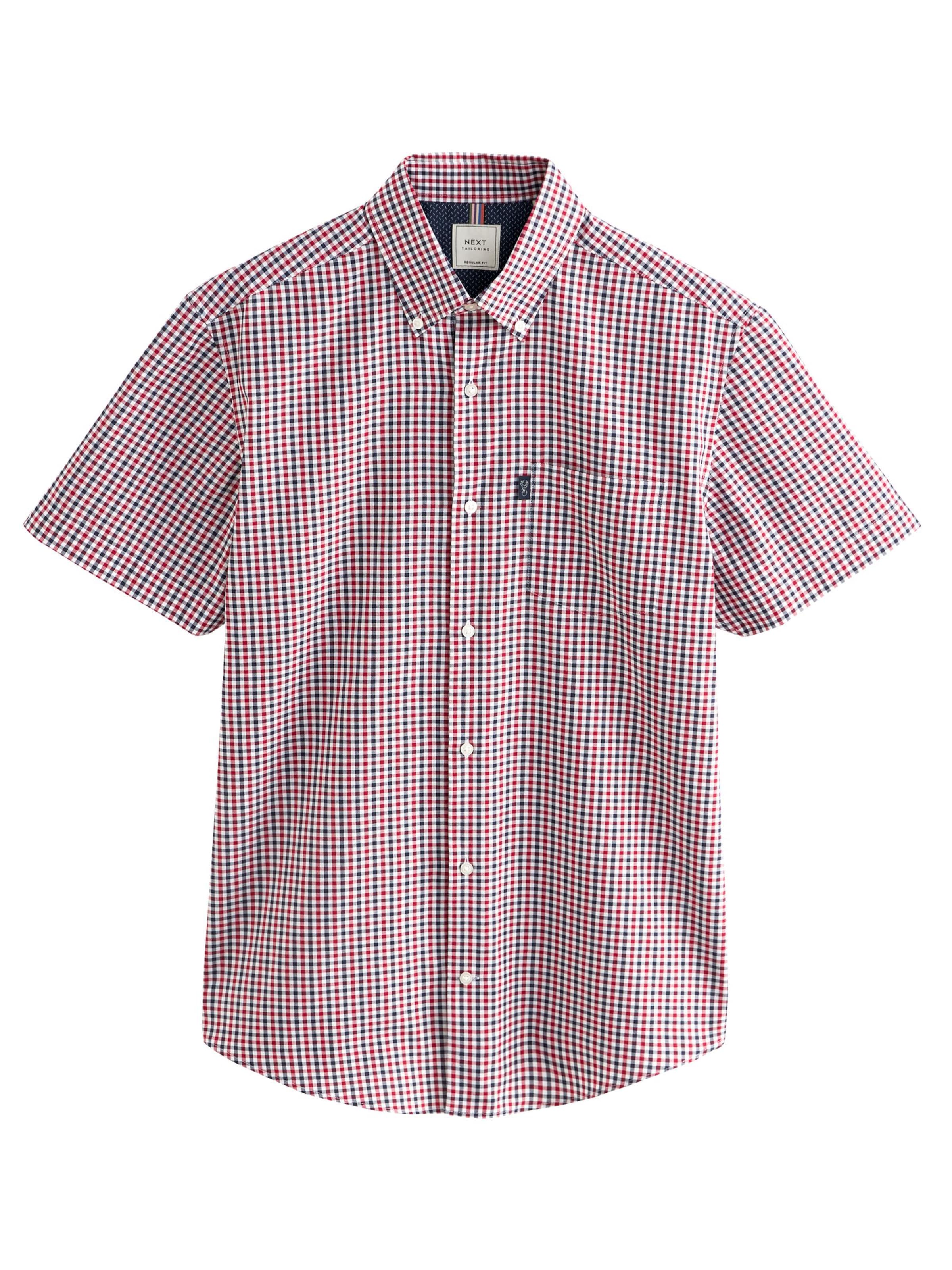 Next Regular Fit Hemd in Rot: Vorderseite