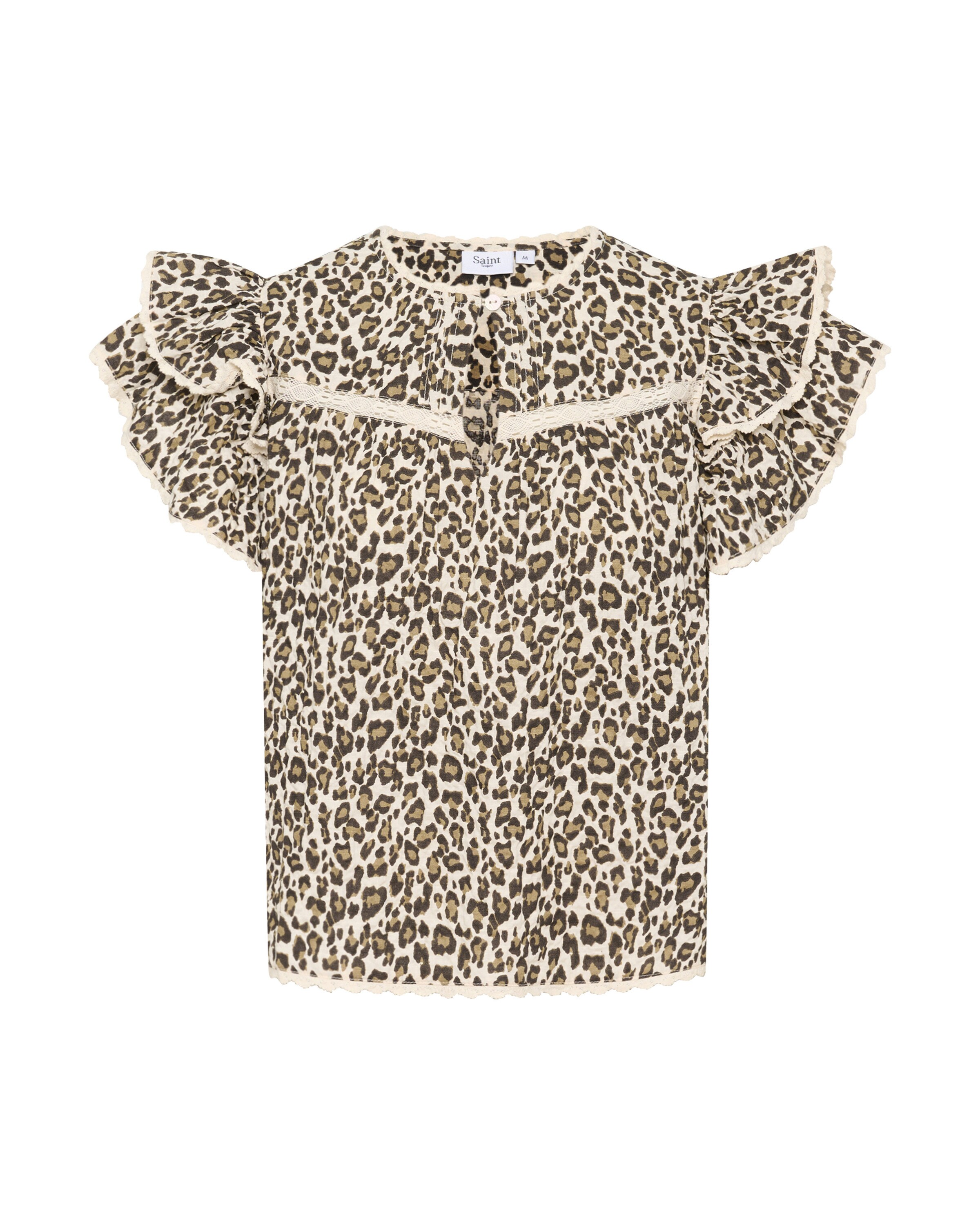 SAINT TROPEZ Blouse in Beige: front