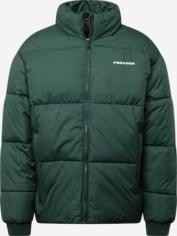 Pegador - Casaco de inverno 'SOLIN' em verde: frente