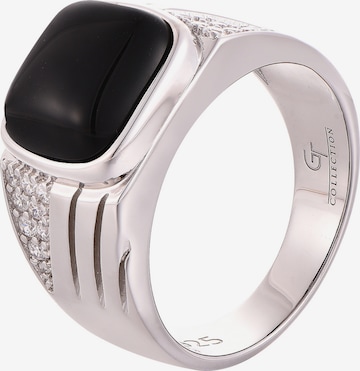 juoda GT Collection Žiedas 'BLACK ONYX': priekis