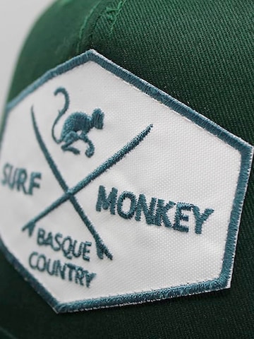 Surf Monkey Athletic Cap in Green