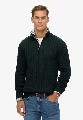 Superdry Trui in Groen: voorkant
