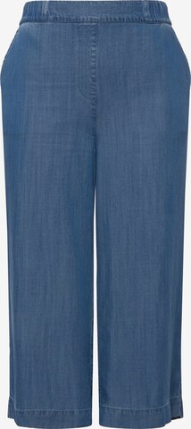 Ulla Popken Regular Broek in Blauw: voorkant