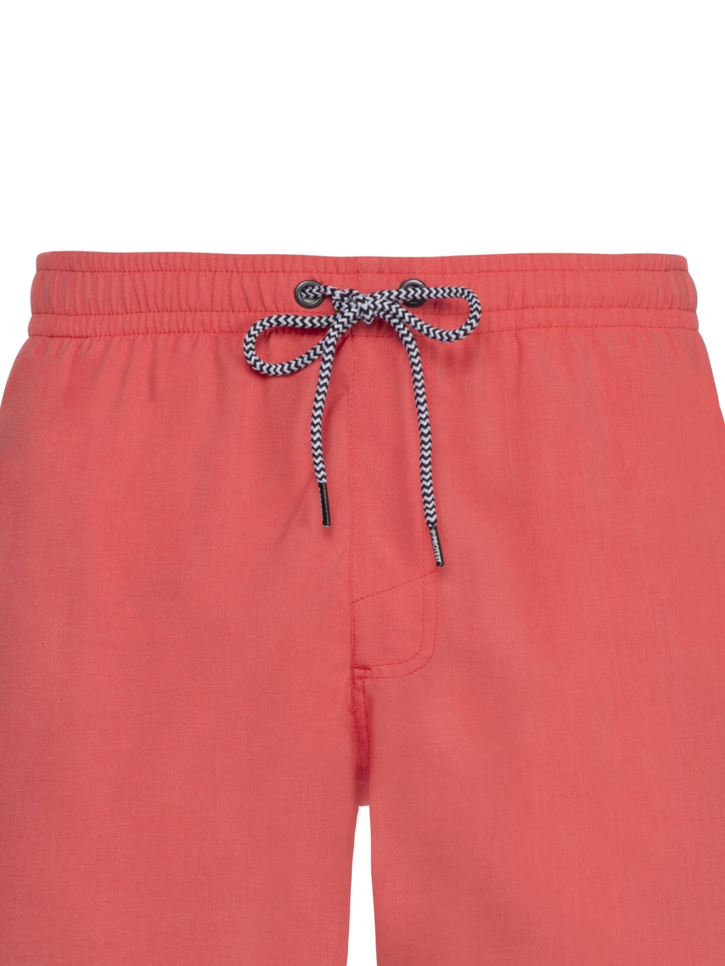 Shorts de bain 'Davey' PROTEST en rouge