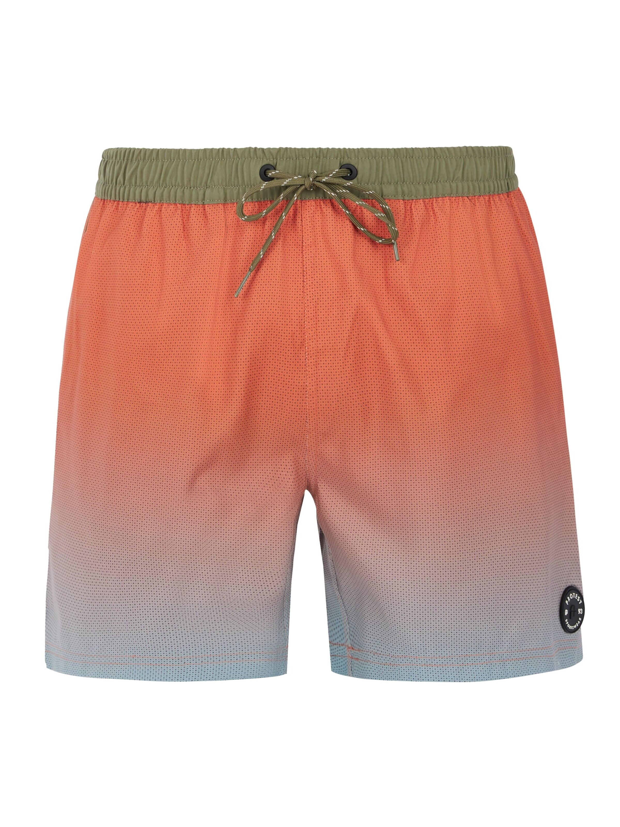 PROTEST Badeshorts 'PRTERIN'‌‌ in Orange: Vorderseite