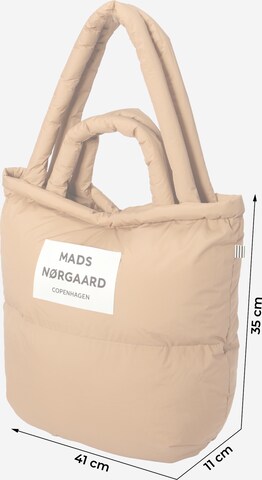 MADS NORGAARD COPENHAGEN Torba shopper w kolorze brązowy