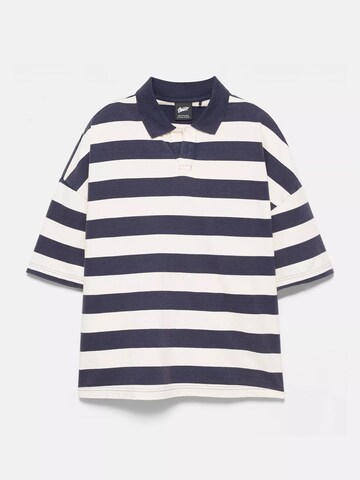 Pull&Bear Tričko 'STWD' - Modrá