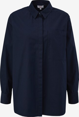 s.Oliver Blouse in Blauw: voorkant