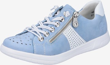 Rieker Athletic Lace-Up Shoes in Blue: front