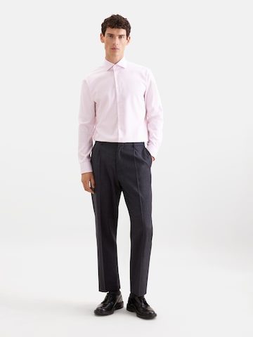 Coupe regular Chemise business SEIDENSTICKER en rose