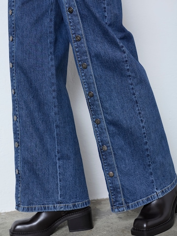 Regular Jean ' WillaCC ' co'couture en bleu