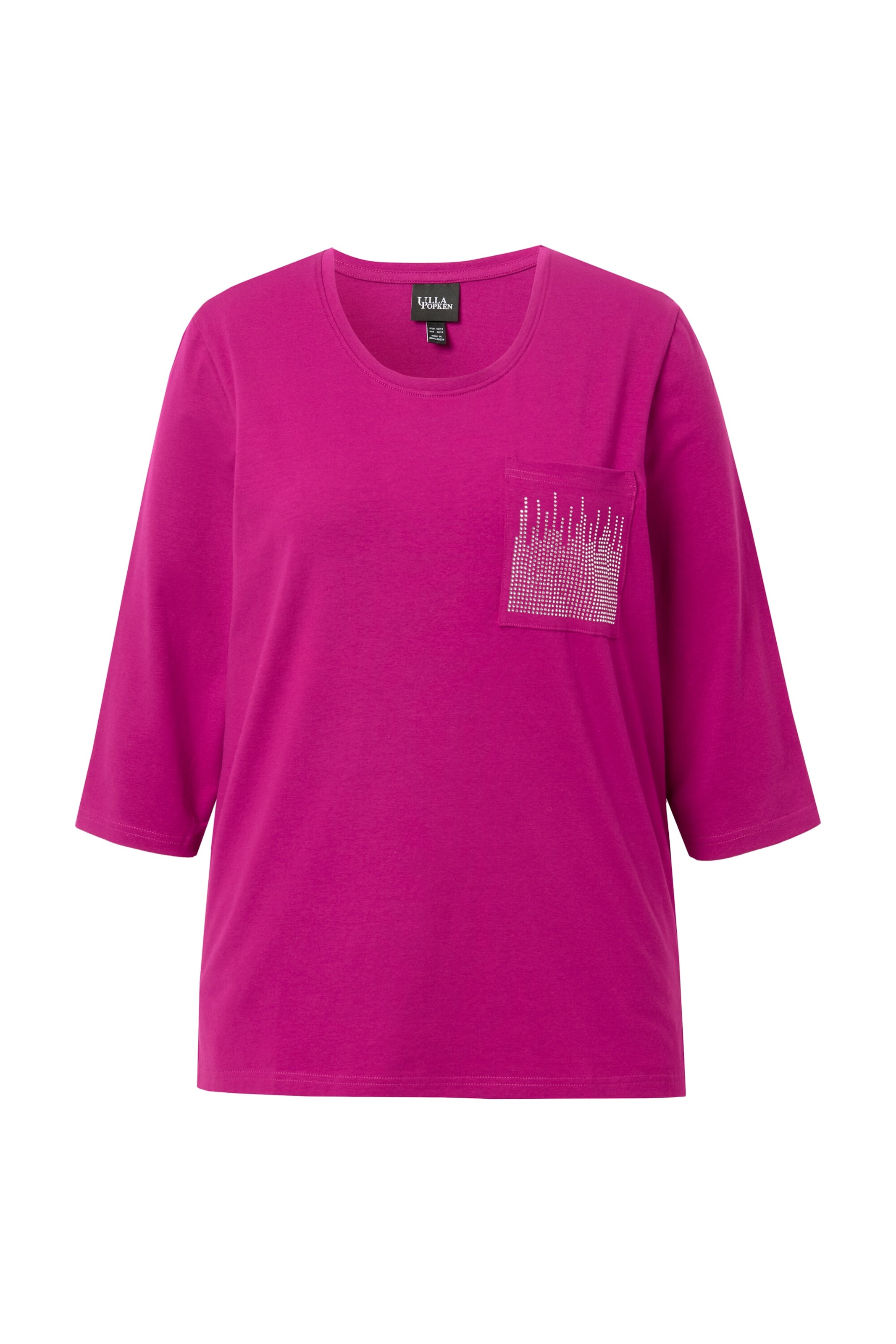 Ulla Popken Shirt in Roze: voorkant
