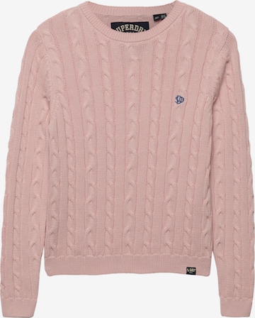 Pullover 'Essentials' di Superdry & Co in rosa: frontale