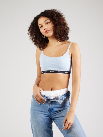 HUGO Bralette Bra in Blue: front