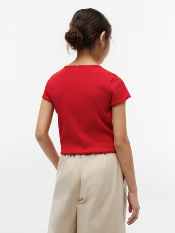 Tricou 'ESSENTIAL' de la TOMMY HILFIGER pe roșu