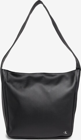 Sac bandoulière Calvin Klein Jeans en noir : devant