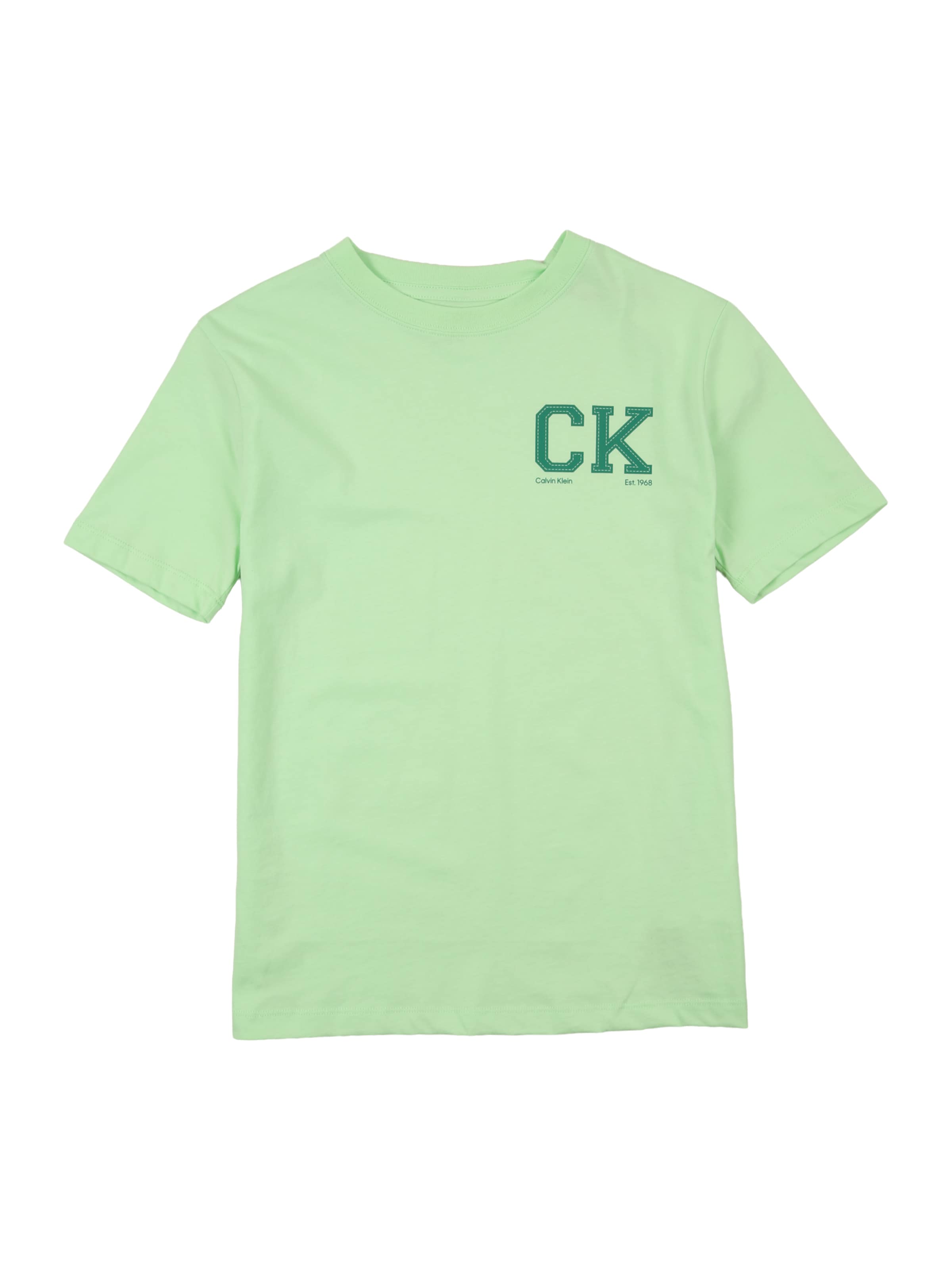 Calvin Klein Jeans Μπλουζάκι σε πράσινο: μπροστά