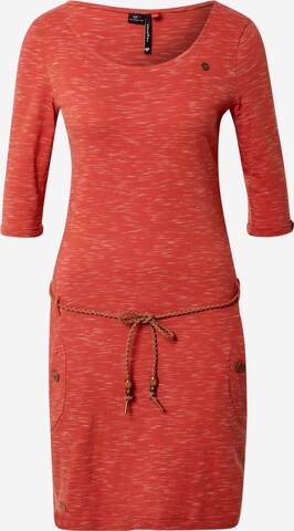 Ragwear Jurk 'Tanya' in Rood: voorkant