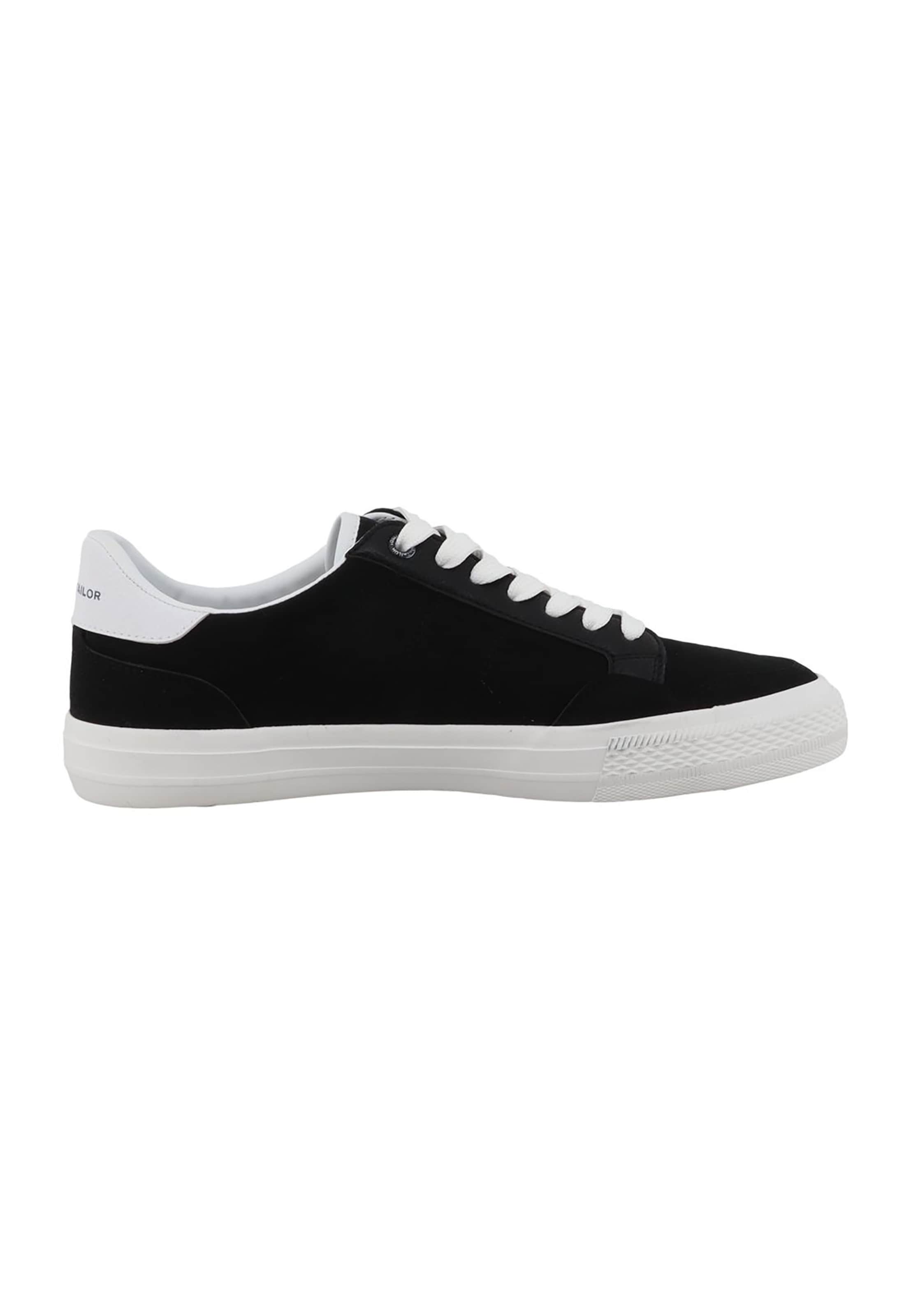 TOM TAILOR Sneakers laag in Zwart