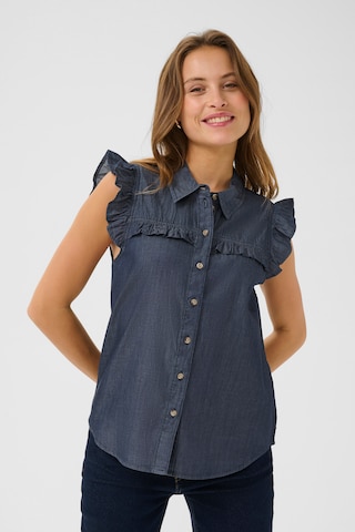 CULTURE Blouse 'Aurelia' in Blue: front