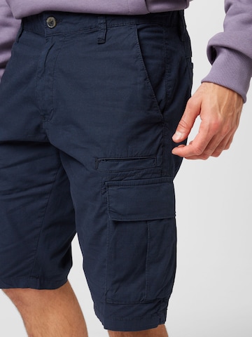 Loosefit Pantalon cargo 'Bermuda' s.Oliver en bleu