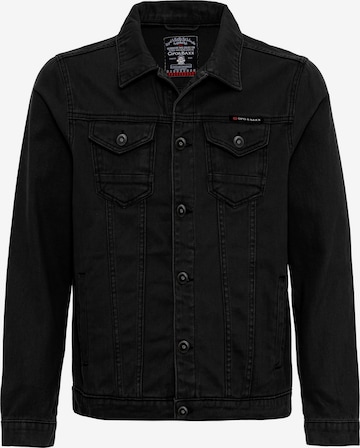 CIPO & BAXX Jeansjacke in Schwarz: predná strana