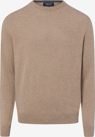 Pull-over Andrew James en beige : devant
