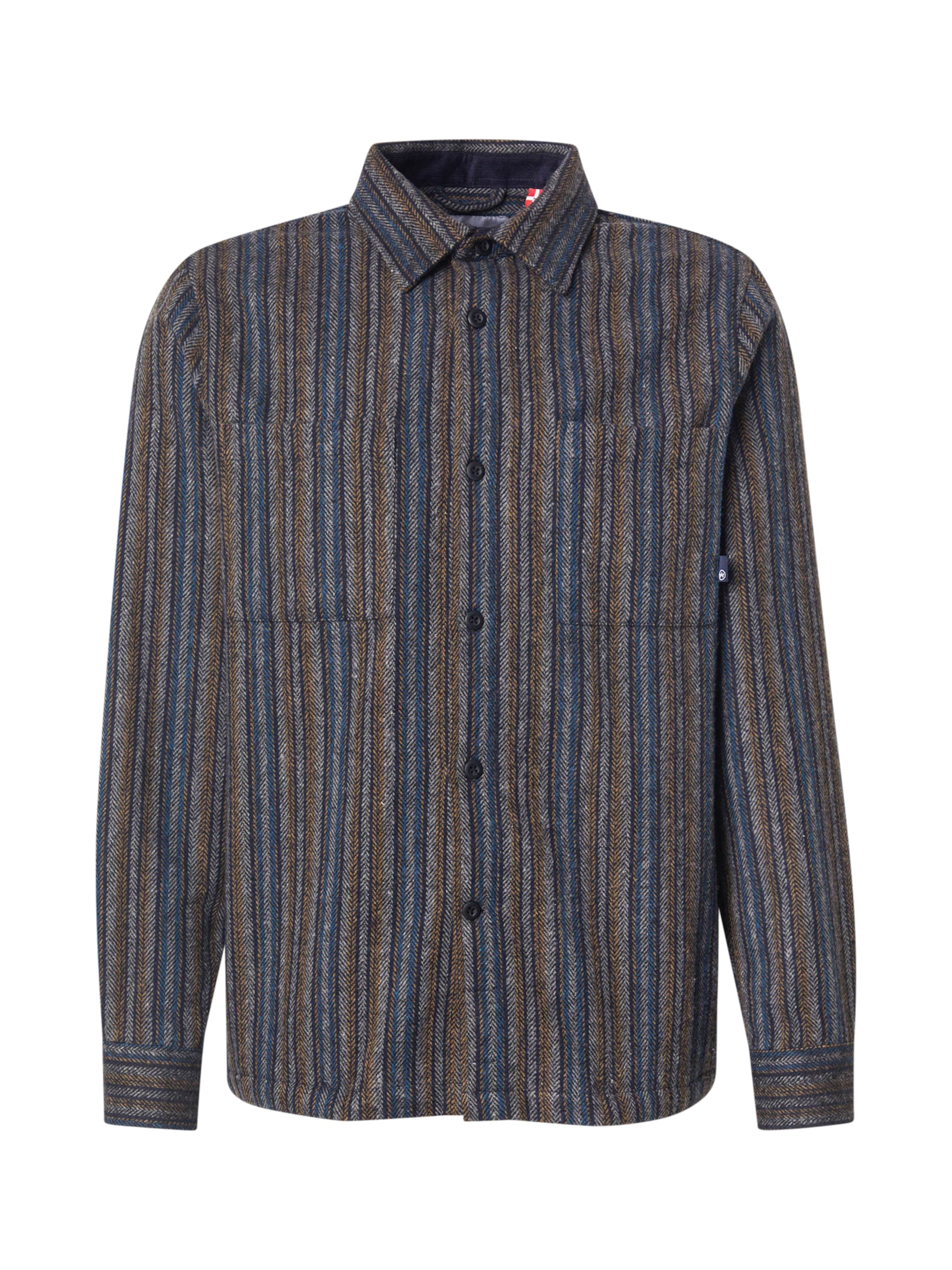 mėlyna Kronstadt Standartinis modelis Marškiniai 'Davenport': priekis