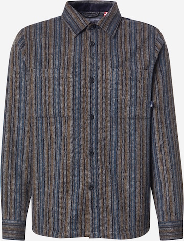 Kronstadt Regular Fit Hemd 'Davenport' in Blau: Vorderseite