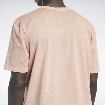 T-Shirt 'Classic Natural' Reebok en marron