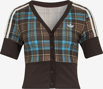 ADIDAS ORIGINALS - Sudadera con cremallera en marrón: frente