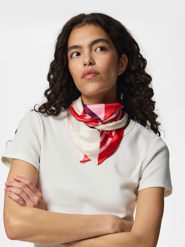 Écharpe 'PCJustine' PIECES en blanc : devant
